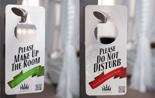 Bitte nicht stören-Schild (Retro-Design)