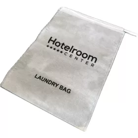   Nonwoven Wäschesack (mit Zugband) - mit Hotelroom center Logo