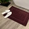 Bequemer Badezimmerteppich Aubergine 50x80, 700 g