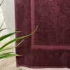 Bequemer Badezimmerteppich Aubergine 50x80, 700 g