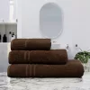 Bequemes Handtuch Braun 100x170cm, 450 g