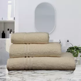 Bequemes Handtuch Elfenbein 100x170cm, 450 g