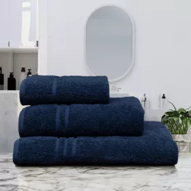 Bequemes Handtuch Dunkelblau 100x170cm, 450 g