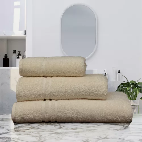 Bequemes Handtuch Elfenbein 70x130cm, 450 g