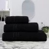 Bequemes Handtuch Schwarz 70x130cm, 450 g
