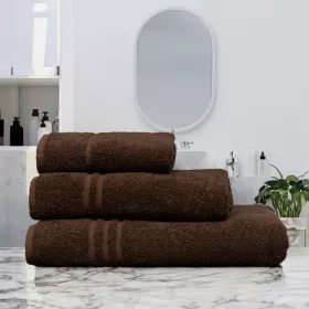 Bequemes Handtuch Braun 50x90cm, 450 g