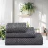 Serenity Spa Waffelhandtuch Schiefergrau 50x90cm, 450 g