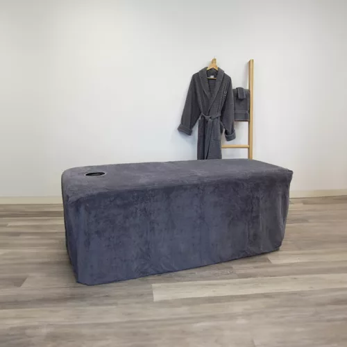 SupremeSoft® Behandlungshandtuch Schiefergrau 70x200cm