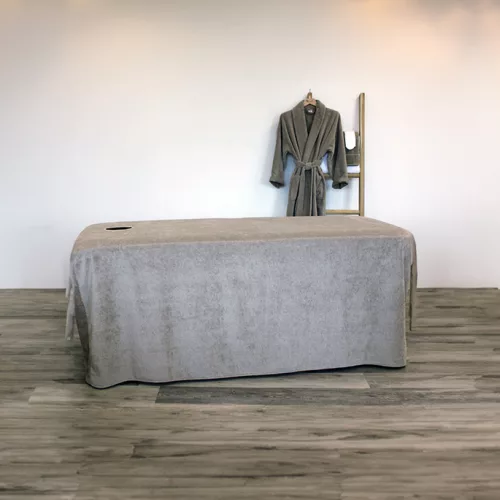 SupremeSoft® Behandlungshandtuch Kiesel 70x200cm