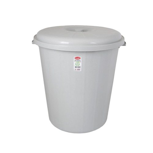 Planet Abfalleimer Öko grau 90 L