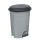 Planet Treteimer, Kunststoff, ECO anthrazit, mit herausnehmbarem Korb, 22L