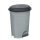 Planet Treteimer, Kunststoff, ECO anthrazit, mit herausnehmbarem Korb, 50L