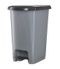 Planet Pedal-Mülleimer SLIM, Kunststoff, ECO anthrazit, 25L
