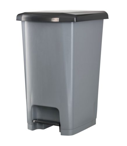 Planet Pedal-Mülleimer SLIM, Kunststoff, ECO anthrazit, 25L