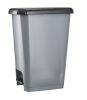 Planet Pedal-Mülleimer SLIM, Kunststoff, ECO anthrazit, 25L