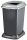 Planet Selective Abfallsammelbehälter, Kunststoff, offener Deckel, metallfarben, 50L