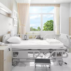 Bettlaken Baumwolle 100% HOSPITAL, weiß 140 gr 150x260 cm