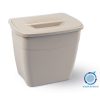 Planet Koala Mülleimer mit Deckel 6L (Hängeeimer) Nerz (Milchkaffee) Farbe